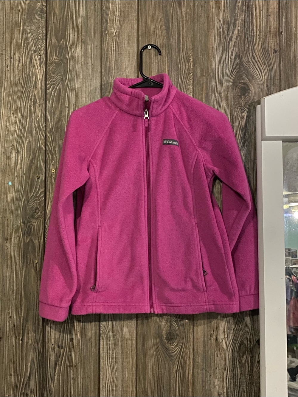 Columbia Kids Hot Pink Full-Zip Fleece Jacket